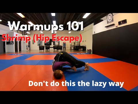 How to Shrimp (Hip Escape) | Brazilian Jiu Jitsu Warmups 101