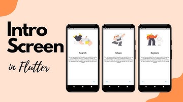 Flutter Introduction/Onboarding Screen Tutorial | PageView Basics | Flutter Tutorials