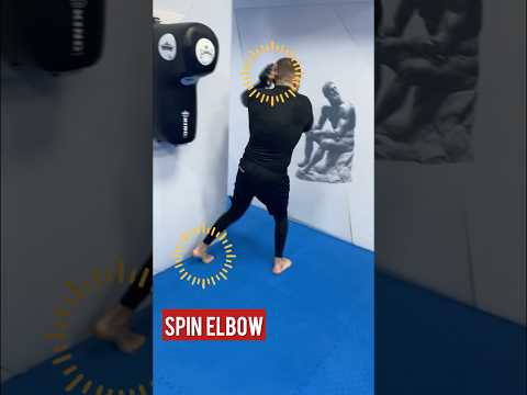 Spinning elbow from Jonathan Haggerty | Muay Thai workout #muaythai #mma #muaythaiworkout