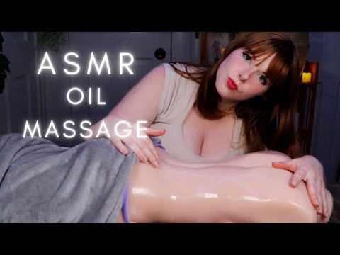 ASMR | Back, Neck and Shoulder Massage (oil sounds)(Tantaly doll) - YouTube