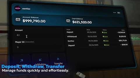 Premium FiveM Banking System Script - ESX Compatible