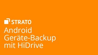 Android Device Backup with HiDrive | STRATO Tutorial screenshot 4