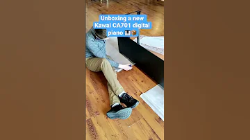 Unboxing A New Kawai CA701 Digital Piano Shorts Digitalpiano Kawai 