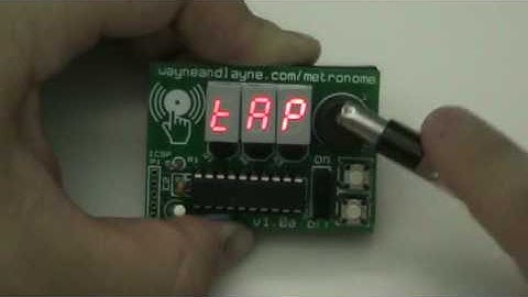 Tap-Tempo Metronome Demo