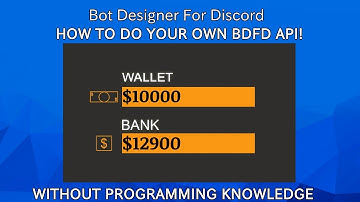 How to do your own API for Bot Designer For Discord without programming