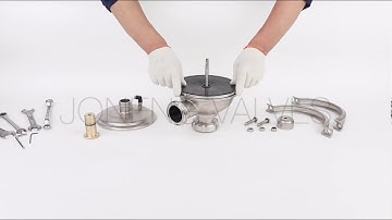 Assembly sequence of stainless steel constant pressure modulating valve from Joneng