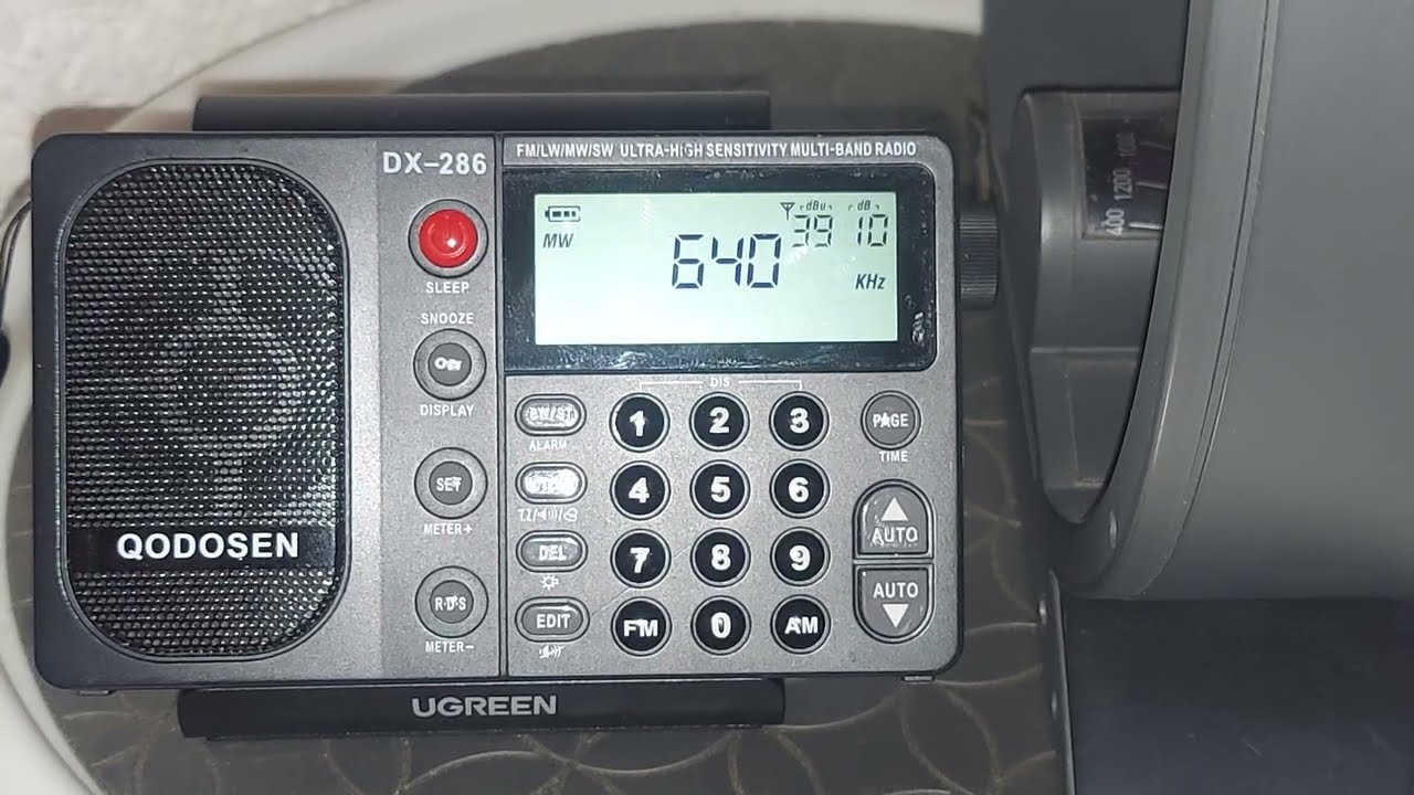 Qodosen DX-286 Radio - MW DX of Radio Progreso @ 640 kHz from Havana Cuba