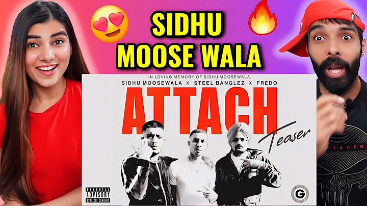 Attach (Teaser) Sidhu Moose Wala | Steel Banglez ft Fredo | REACTION !!