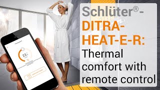Schlüter®-DITRA-HEAT-E-R: Thermal comfort with remote control screenshot 5