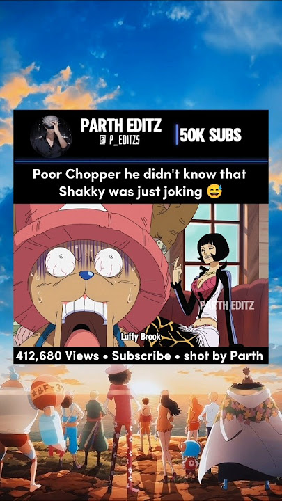 Shakky is a baddie 🫠❤️ #shakky #chopper #onepiece