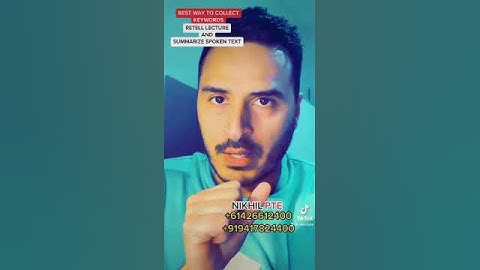 BEST WAY TO COLLECT KEYWORDS IN RETELL LECTURE AND SUMMARIZE SPOKEN TEXT || PTE BY NIKHIL #nikhilpte