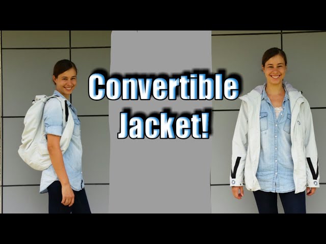 convertible jacket bag