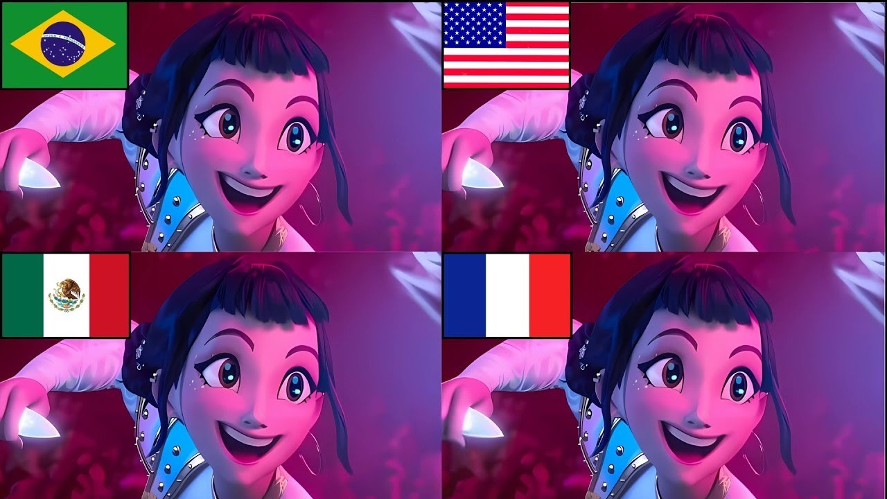 K-POP WARRIORS dans différentes langues 🌏🤯🎶K-Pop Demon Hunters Jinu🔥Rumi💜Mira♥Zoey💚Deviner Quiz