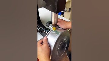 Aluminum pot handle fixed rivets process- Good tools and machinery make work easy