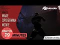 Ai motion capture to Creating Awsome Spiderman MOVIE Scene in BLENDER | Blender Tutorial