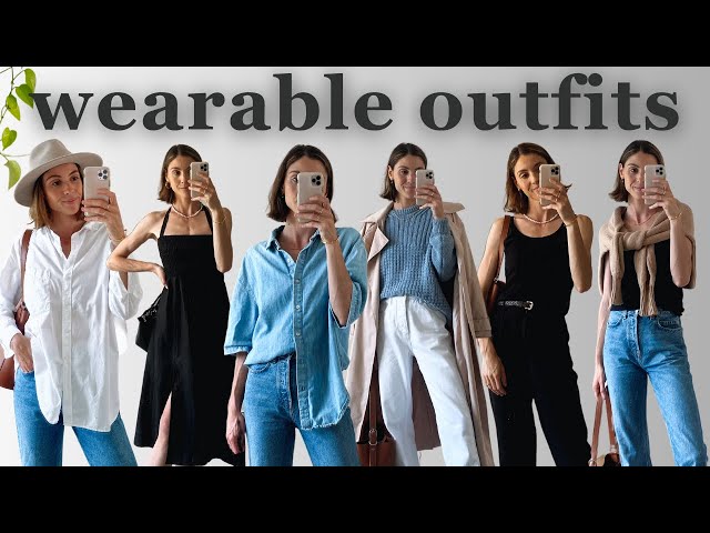 13 NEW OUTFIT IDEAS by Shopping My Wardrobe! class=