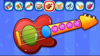 Instrumentos musicais no jogo Infantil e jogo para Bebê | Instrumentos musicais infantil e Joguinho screenshot 1