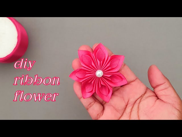 15 Beautiful Ribbon Flowers Tutorials - The Crafty Blog Stalker