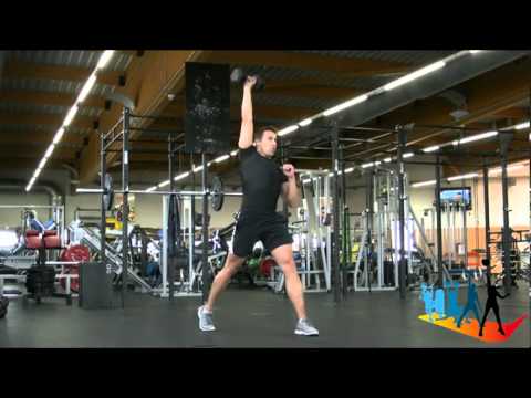 Entrenamiento Fitness: Split press http://sportlife.com.co