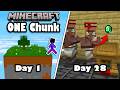 Minecraft But ONE CHUNK is Added EVERY DAY: Episode 3