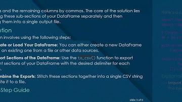 How to Export a DataFrame with Different Delimiters in Python