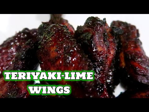 Teriyaki Lime Wings In The Oven | Easy Chicken Wing Recipes