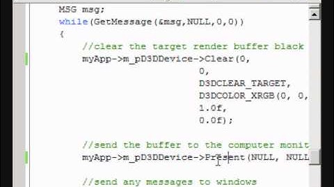 tutorial 2 Direct3d (DirectX) (part 4 of 4) - A coloured triangle