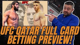 Watch This Before Betting UFC Qatar! | UFC Props, Parlays & Best Bets
