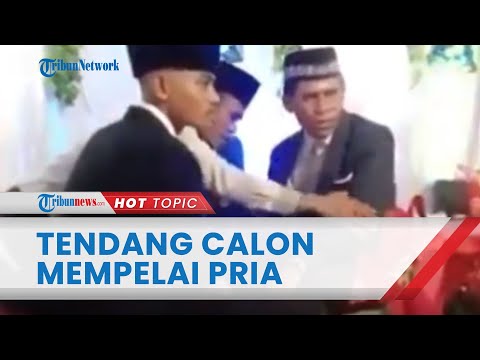 Viral Video Detik-detik Mertua Tendang Pengantin Pria saat Akad Nikah, Ternyata Ini Penyebabnya