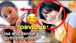 LISA and Jennie with GIRLFRIEND vibes? (❤Remarkable AFFECTION!❤) #Jenlisa