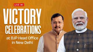 Watch LIVE: Victory Celebrations at BJP HQ, New Delhi | Landslide Victory in Assembly Elections 2026