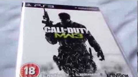 Call Of Duty Modern Warfare 3 Unboxing PS3