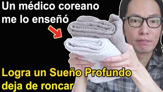 Elimina Insomnio y Deja de Roncar de inmediato con sólo 2 Toallas | Remedio Casero y GRATIS