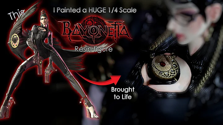 A once in a Lifetime Adventure! Painting a HUGE 1/4 Scale Bayonetta🌹💋Resin Figure! thumbnail