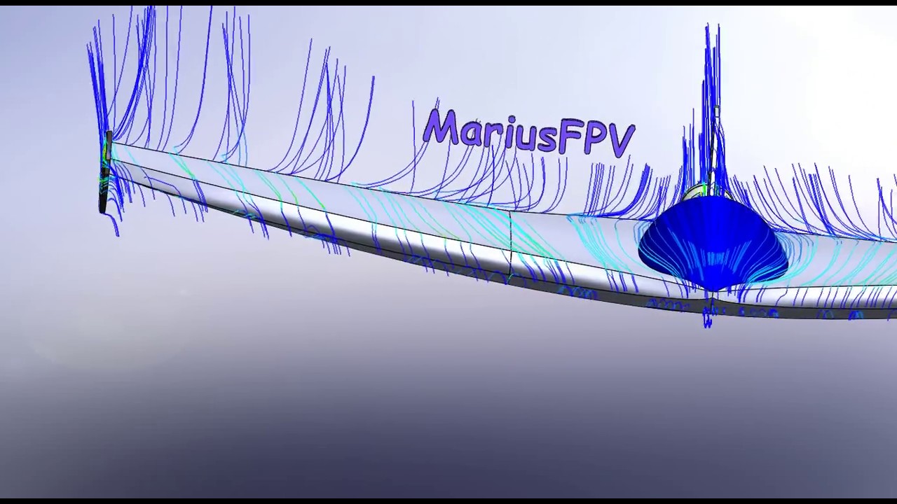 Diag aérodynamique aile volante RC