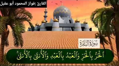 سورة البقرة الجزء2 صفحة27 بصوت القارئ فواز المحمود💚أبو عقيل💚