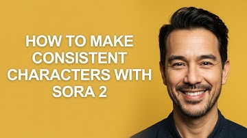 How to Make Consistent Characters with Sora 2 - KevinHowTo