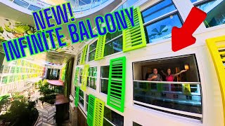 ICON OF THE SEAS! Central Park Infinite Balcony Room Tour!!
