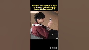 Jungkook was taking pictures of taehyung sleeping..🥺😭 #taekook #vkook #kookv #bts #jungkook