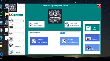 Hardware Shop Management System. Using VB.NET with C# and SQL Server. /Free Source Code Available.