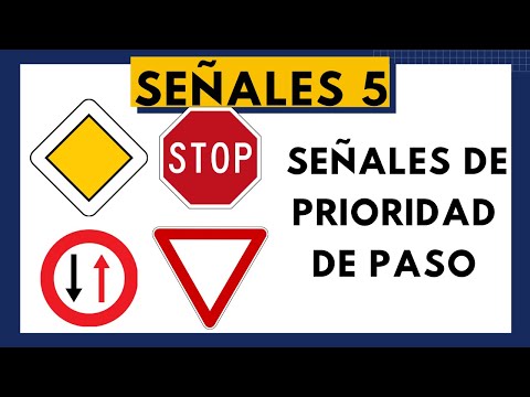 ⛔SEÑALES 5🚦REGLAMENTACIÓN (PRIORIDAD