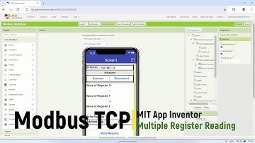 Modbus TCP client with MIT App Inventor (Part 2: Multiple Reading Register & Writing)