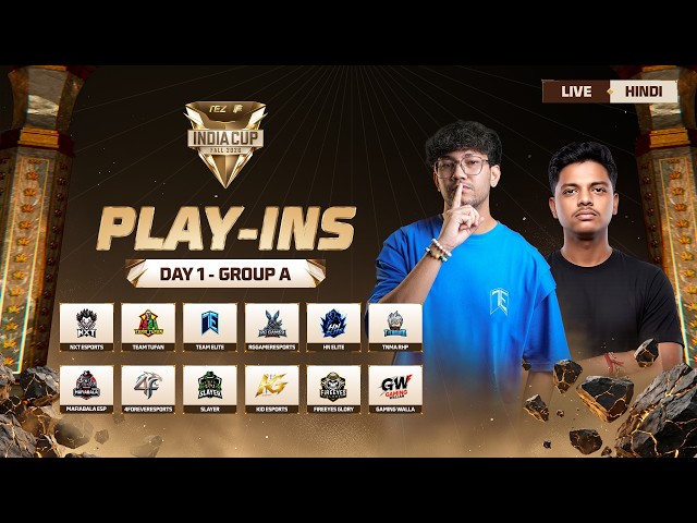 🔴 [HINDI] TEZ FFMIC 2026 Fall | Play-Ins Day 1 | Group A