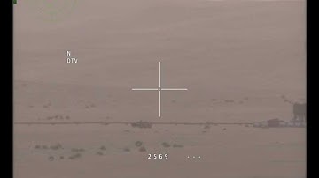 Guncam footage of AH-64 D killing targets