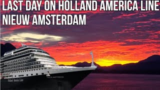 Last Day at Sea Inside Passage Alaska & Canada / Holland America Ms Nieuw Amsterdam / Food Aboard