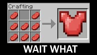 Minecraft wait what meme (part 40) - Crafting Edible Armor Details