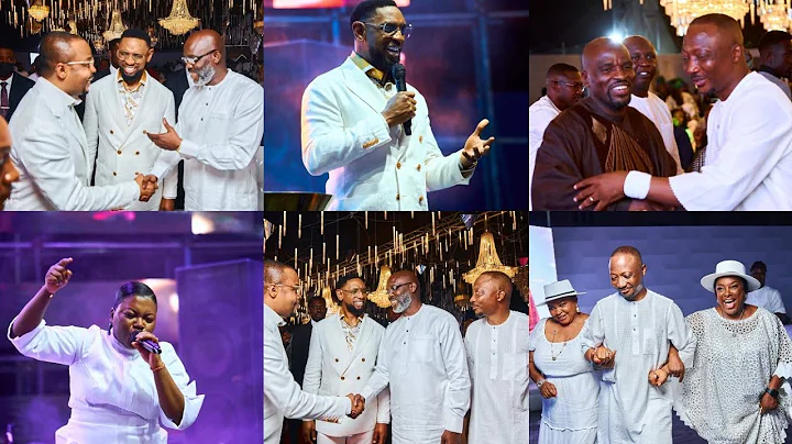 Seyi Vodi's 50th Birthday Thanksgiving Service Pics 🤍🤍🤍