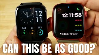 BEST BUDGET SMART WATCH 2023 ENOMIR IDW19 VS APPLE WATCH REVIEW screenshot 3