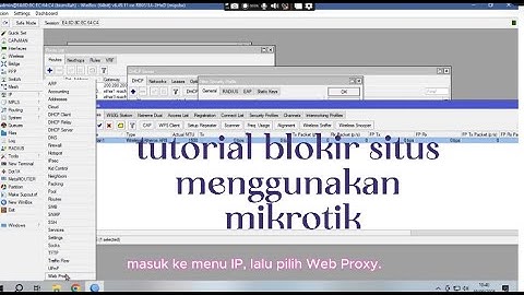 Cara Blokir Situs Menggunakan MikroTik || Tutorial TJKT paling mudah