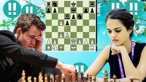 Creative Magnus Carlsen vs Tania Sachdev 101